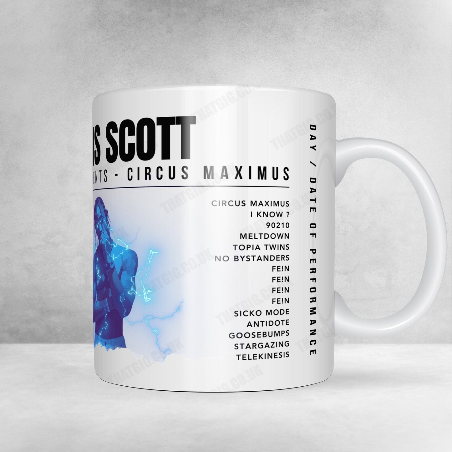 Travis Scott Setlist Poster - The O2 Arena, London - August 7th, 2022