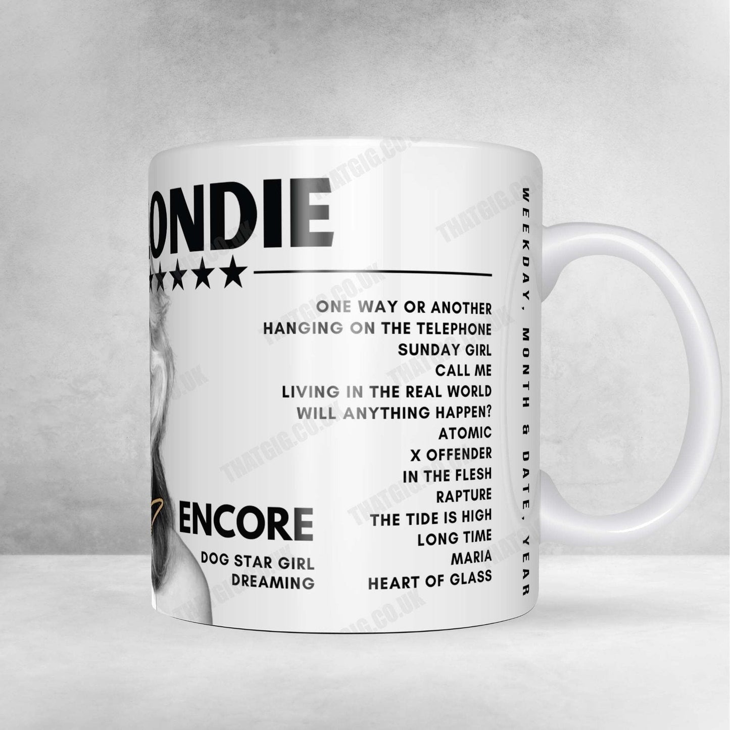 Blondie Setlist Poster - Malahide Castle & Gardens - June 28th, 2023