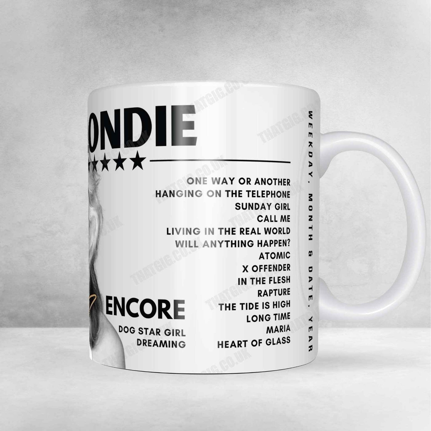 Blondie Setlist Poster - Malkin Bowl, Vancouver, BC, Canada - August 12th, 2023