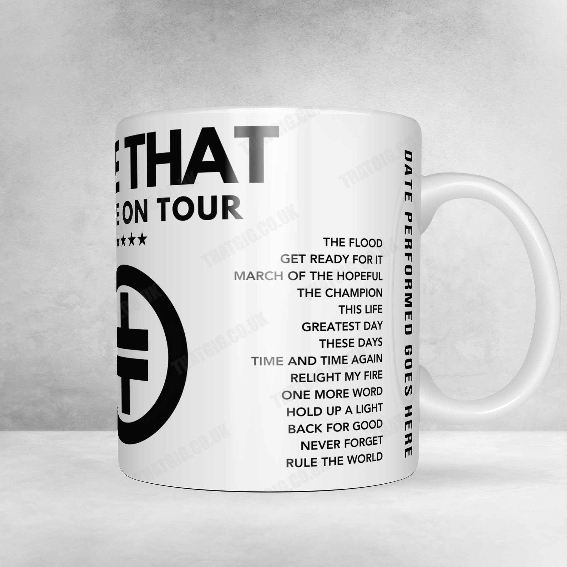 Take That Setlist Poster - First Direct Arena Leeds - April 17th, 2024