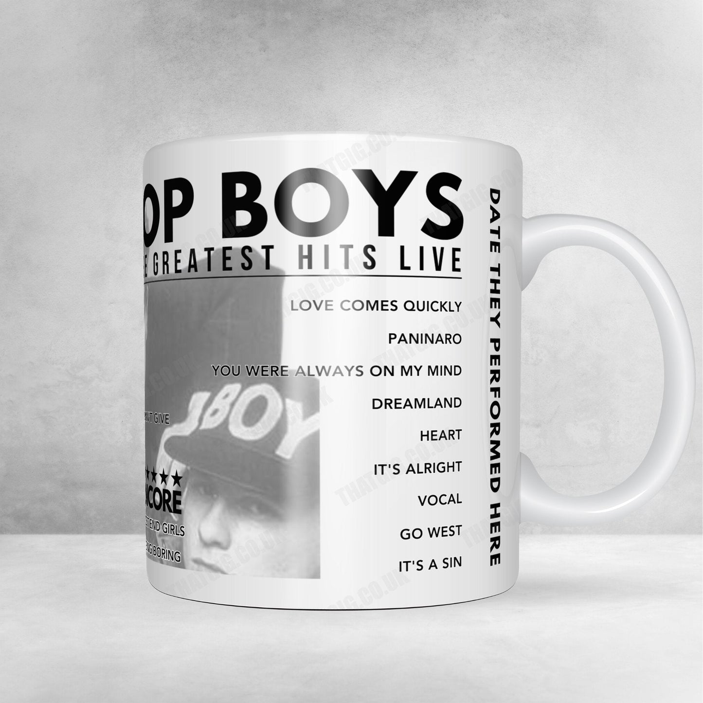 Pet Shop Boys Setlist Poster - Royal Arena, Copenhagen - July 7th, 2023