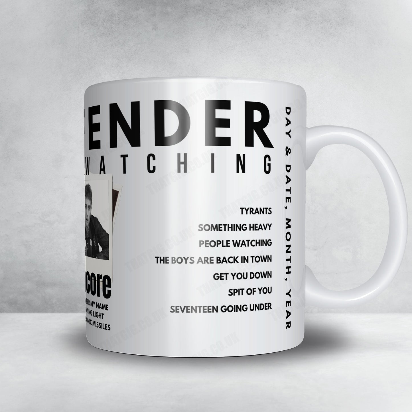 Sam Fender Setlist Poster - Zenith, Munich - March 12th, 2025