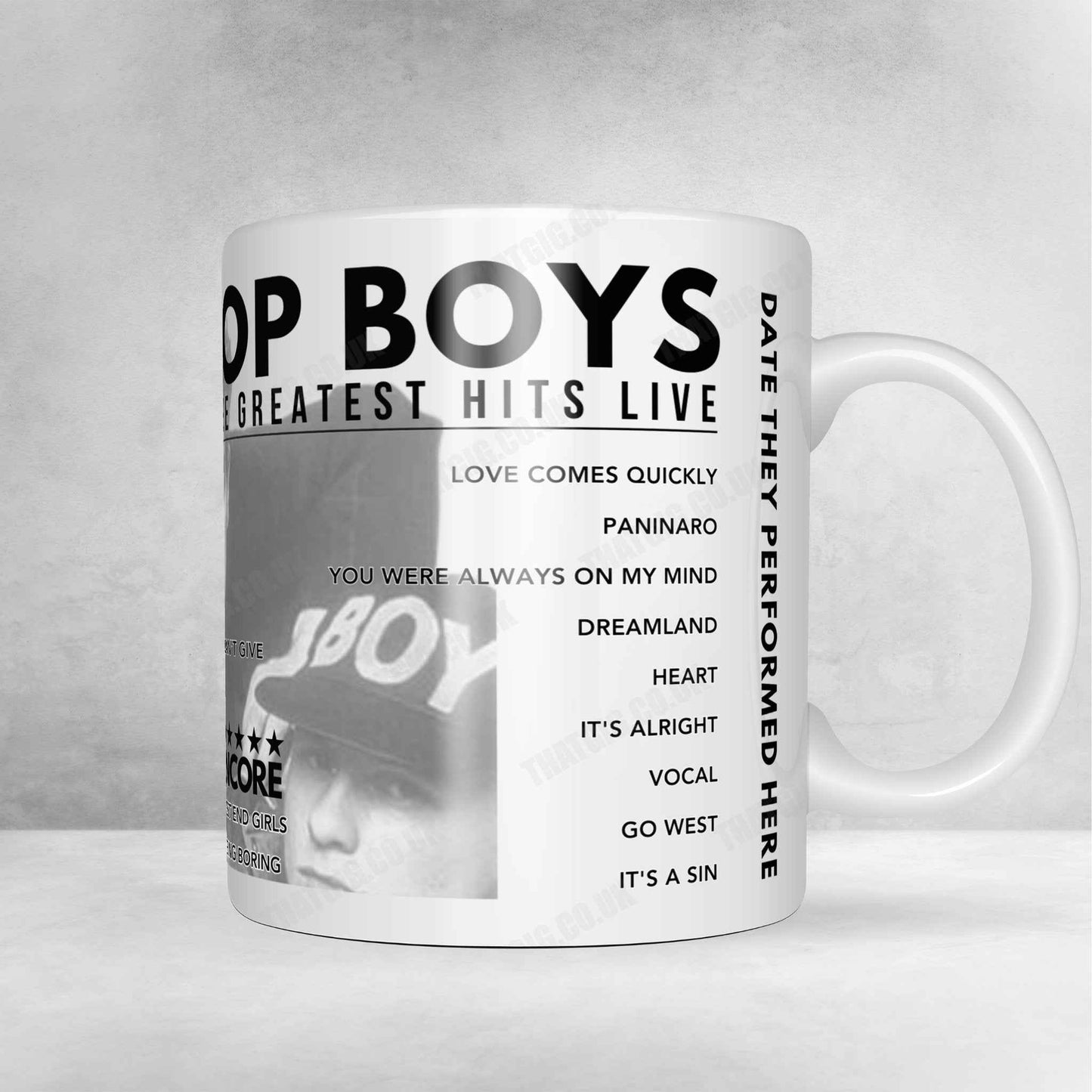 Pet Shop Boys Setlist Mug - O2 Universum, Prague - July 1st, 2024