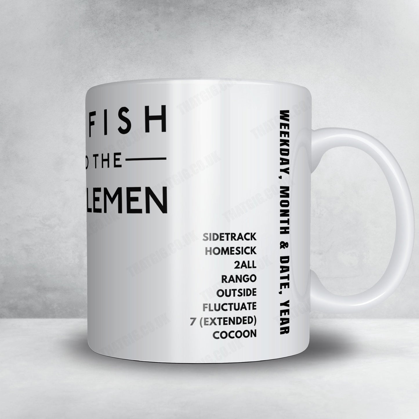 Catfish and the Bottlemen Setlist Mug - Trix Zaal, Borgerhout - February 2nd, 2020