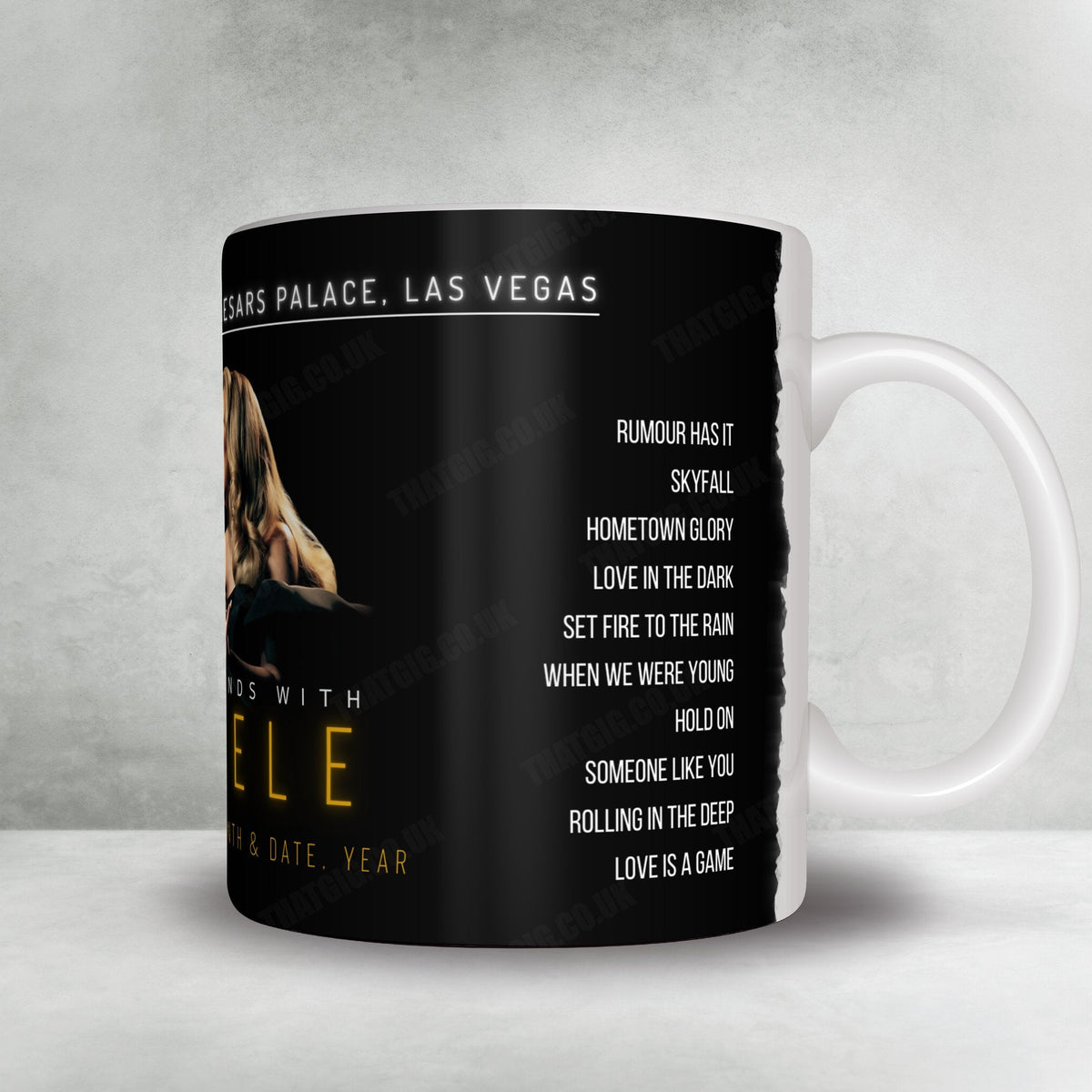 Adele Setlist Poster - The Colosseum at Caesars Palace, Las Vegas - August 18th, 2023