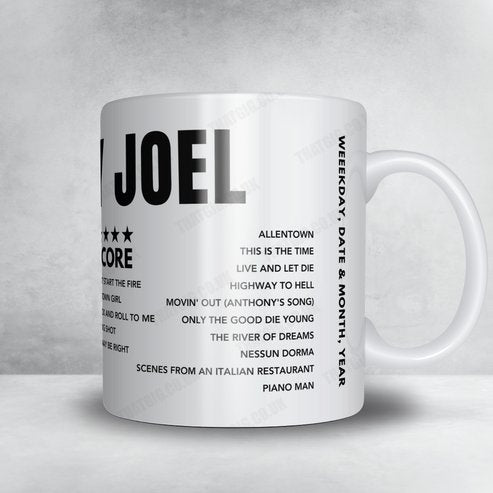 Billy Joel Setlist Mug - Madison Square Garden - October 9th, 2022