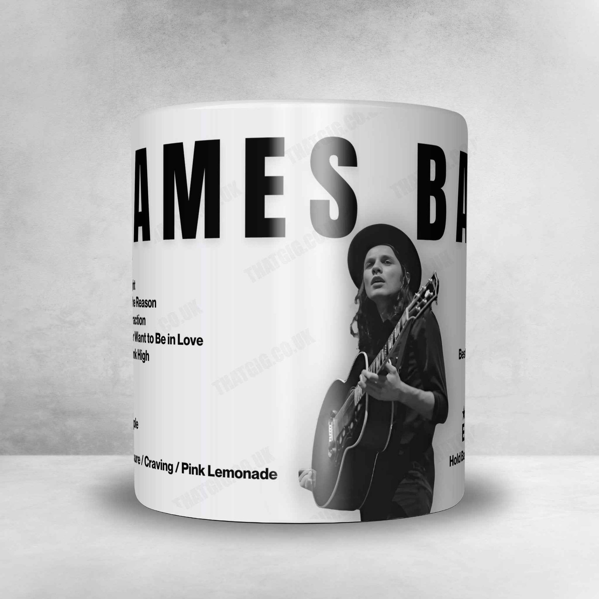 James Bay Setlist Poster - State Farm Arena, Atlanta - August 26th, 2022