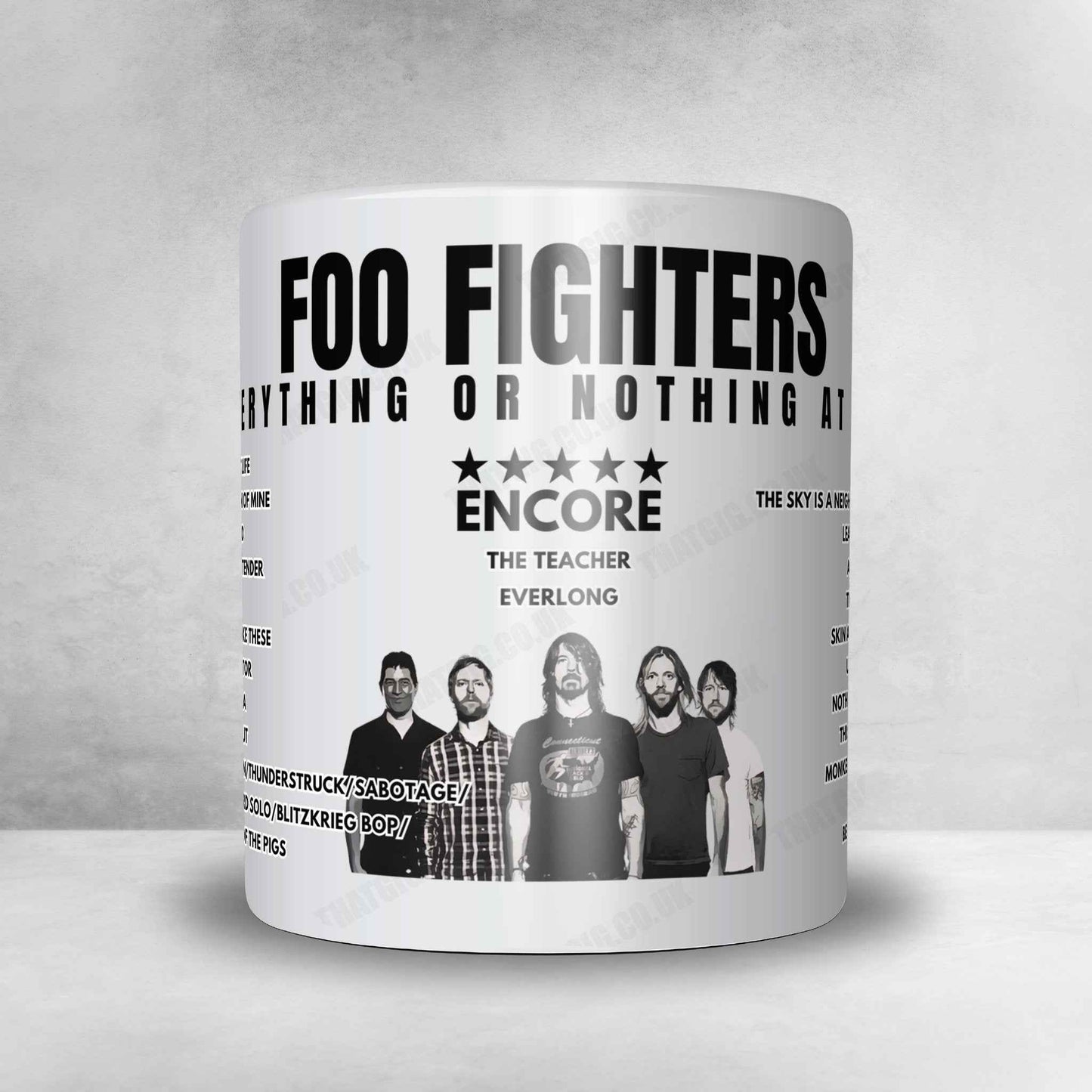 Foo Fighters Setlist Mug - Providence Park, Portland - August 16th, 2024