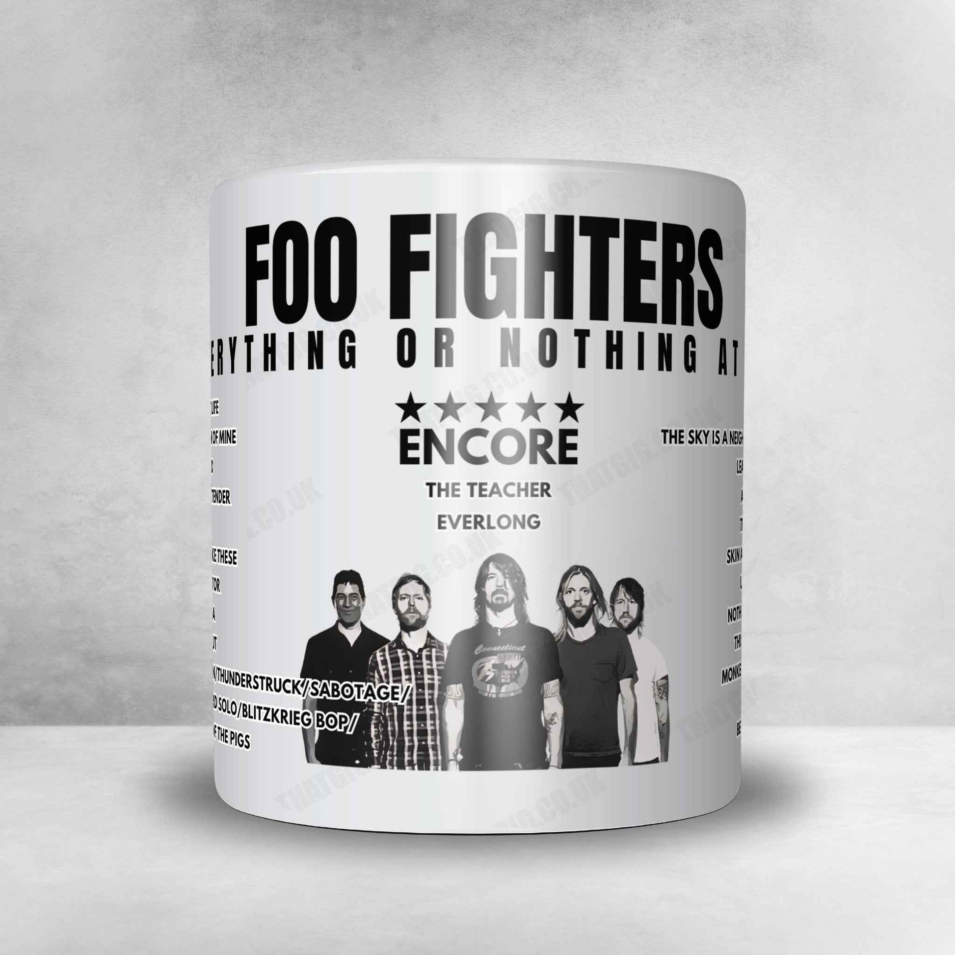 Foo Fighters Setlist Mug - Providence Park, Portland - August 16th, 2024
