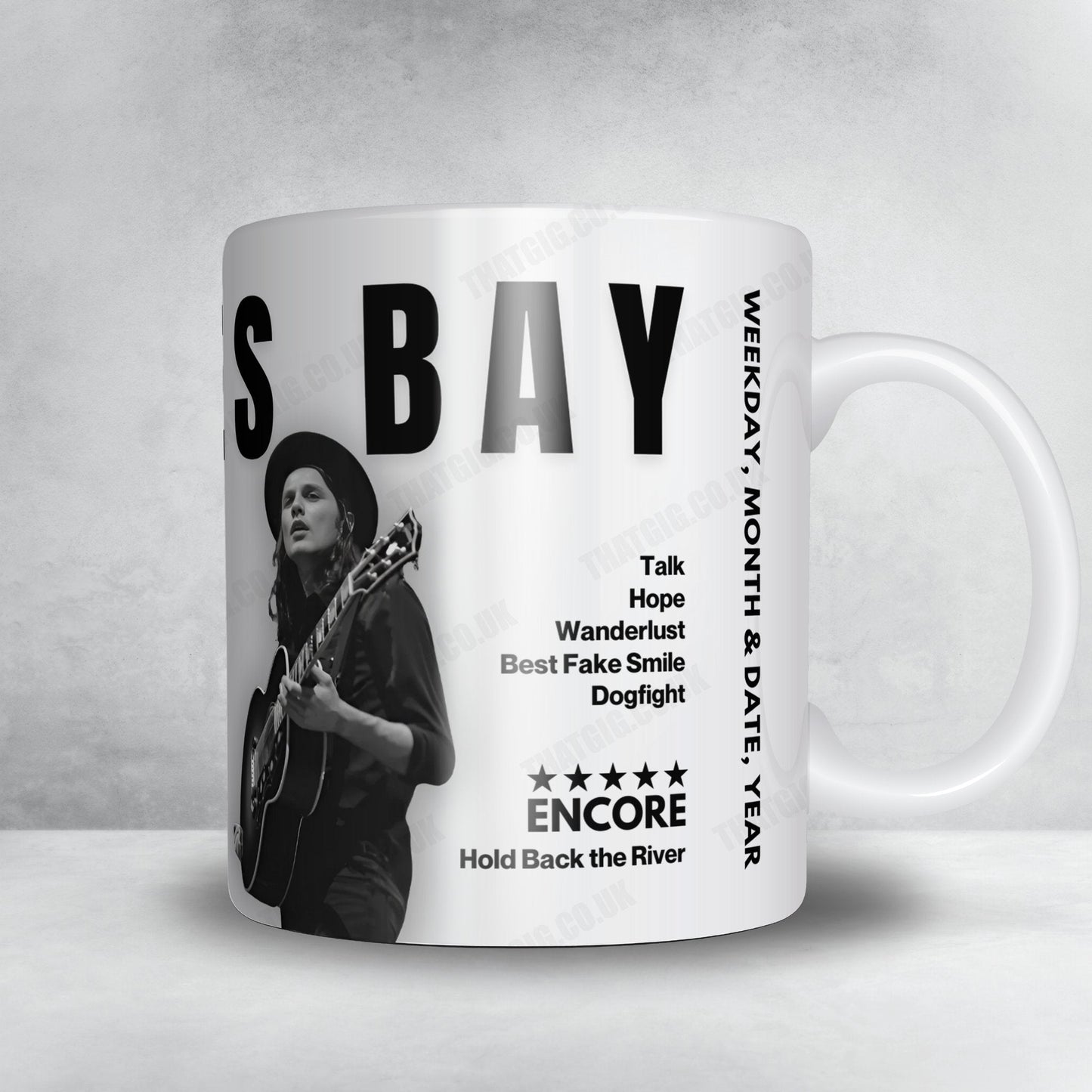 James Bay Setlist Poster - Beach Ballroom, Aberdeen - May 12th, 2022