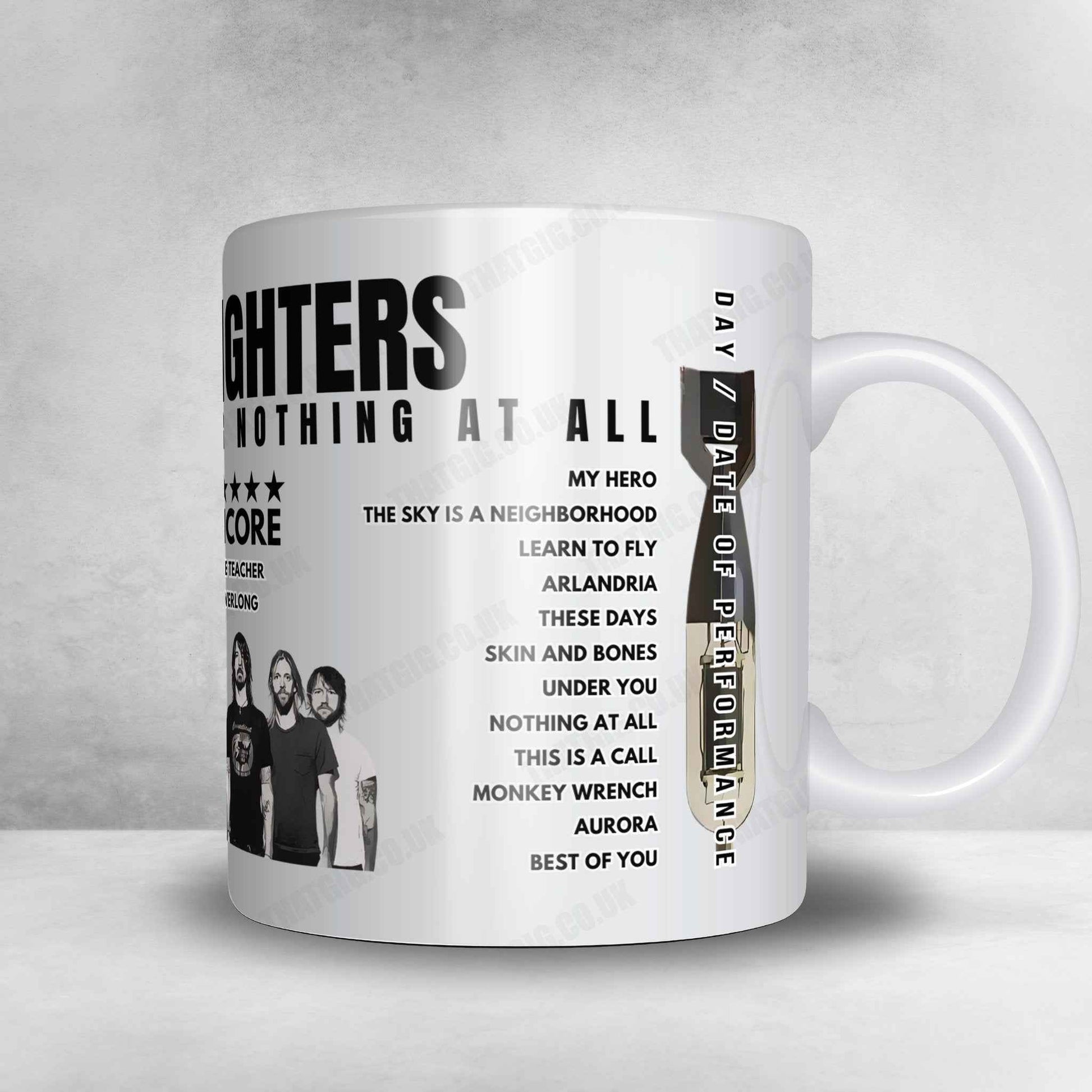 Foo Fighters Setlist Mug - Providence Park, Portland - August 16th, 2024