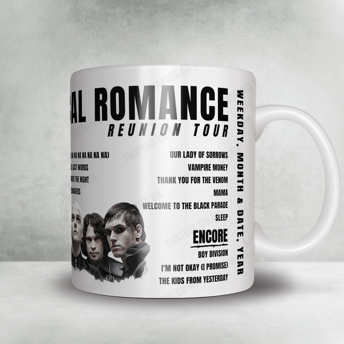 My Chemical Romance Setlist Poster - Letnia Scena Progresji, Warsaw - June 9th, 2022