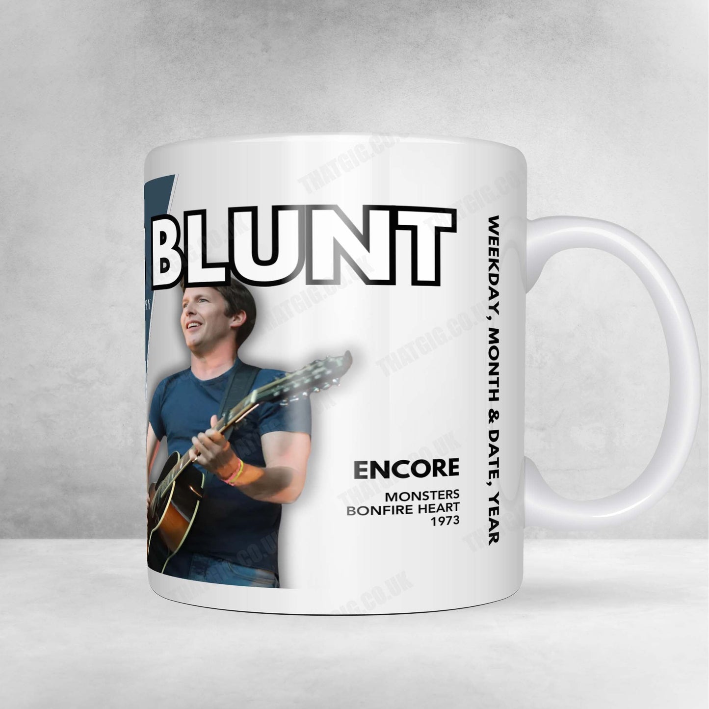 James Blunt Setlist Mug - Open Air Platz Emsland Arena, Lingen - July 28th, 2024