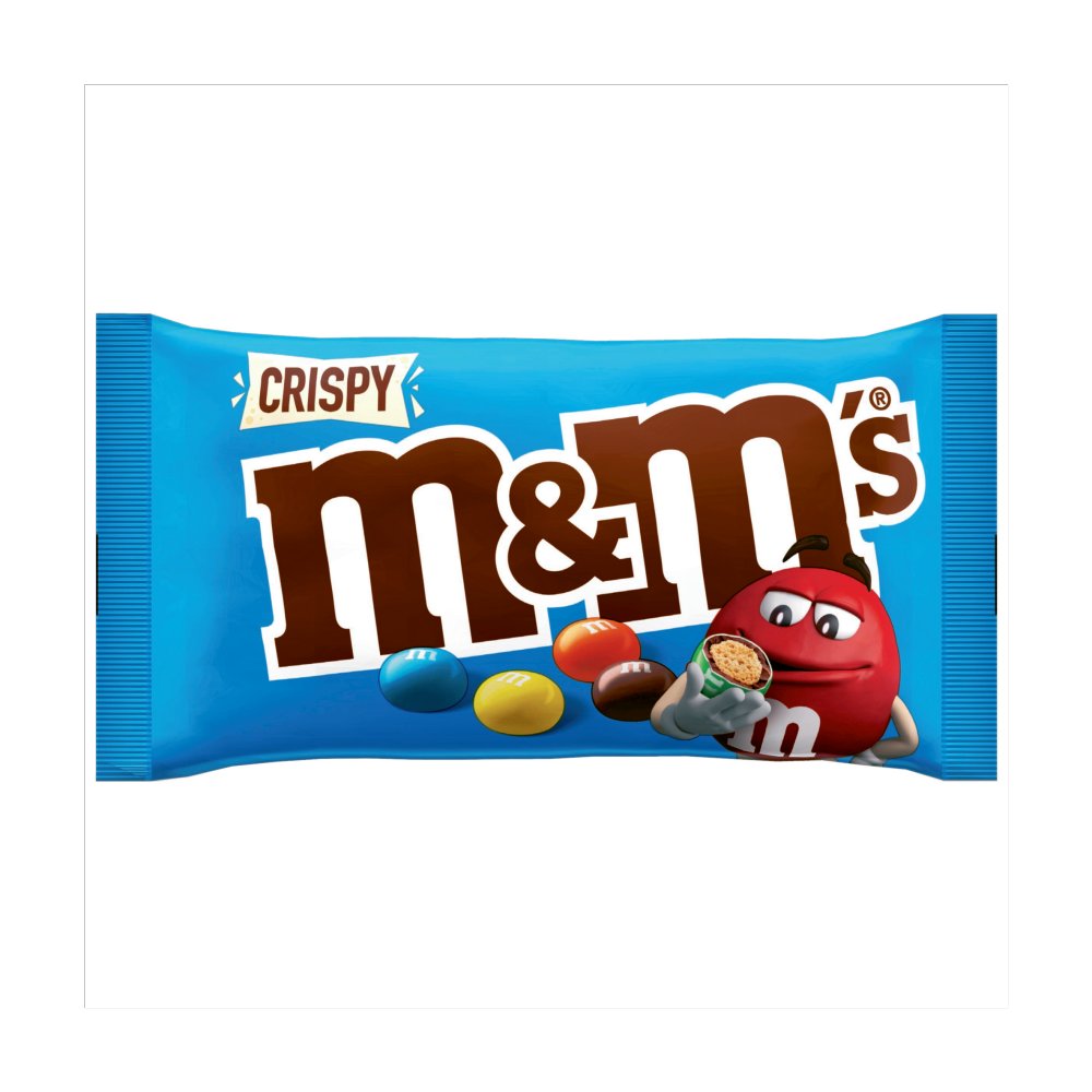 M&M's Crispy Pieces & Milk Chocolate Bag 36g (Box of 24)