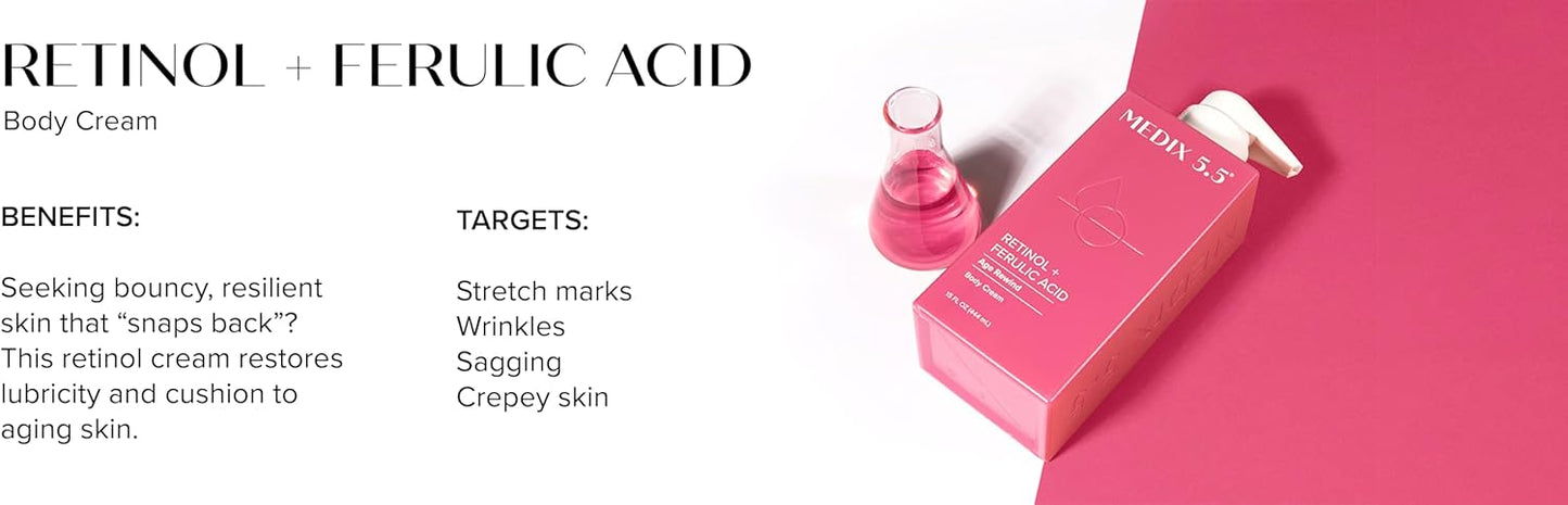 MEDIX 5.5 Body Cream with Retinol + Ferulic Acid