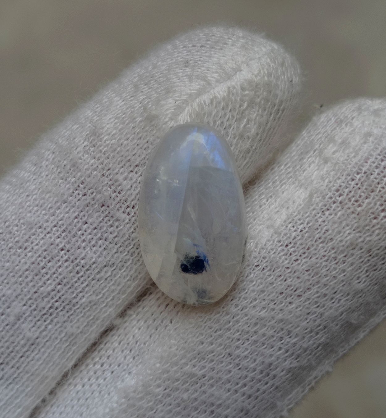 12.35ct Moonstone for Sale - Adularia Moonstone - Rainbow Moonstone - June Birthstone - 20x12x6mm