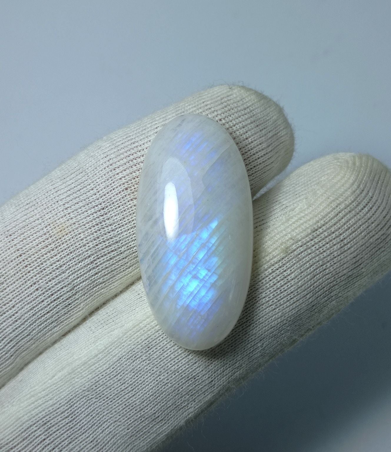 23.6ct MoonStone for Sale - Adularia MoonStone - Rainbow Moonstone - June Birthstone -31x15x6mm
