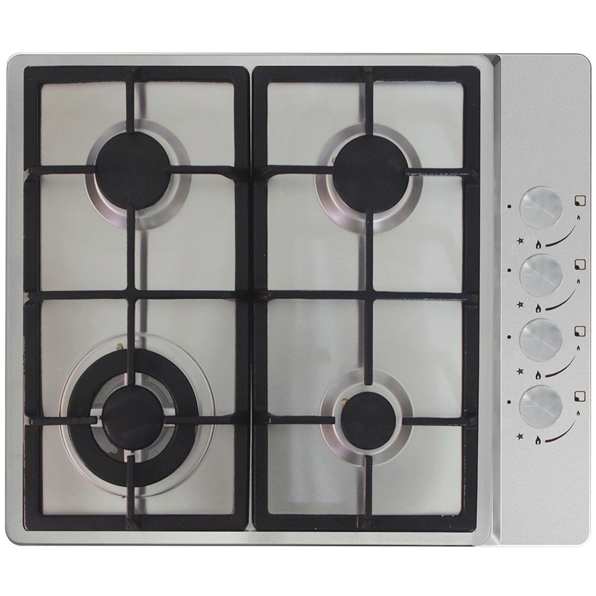 Culina Stainless Steel Hob with 4 Burners (60cm)