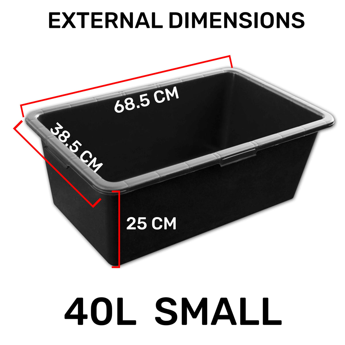 Dog Bath with Tap 40L