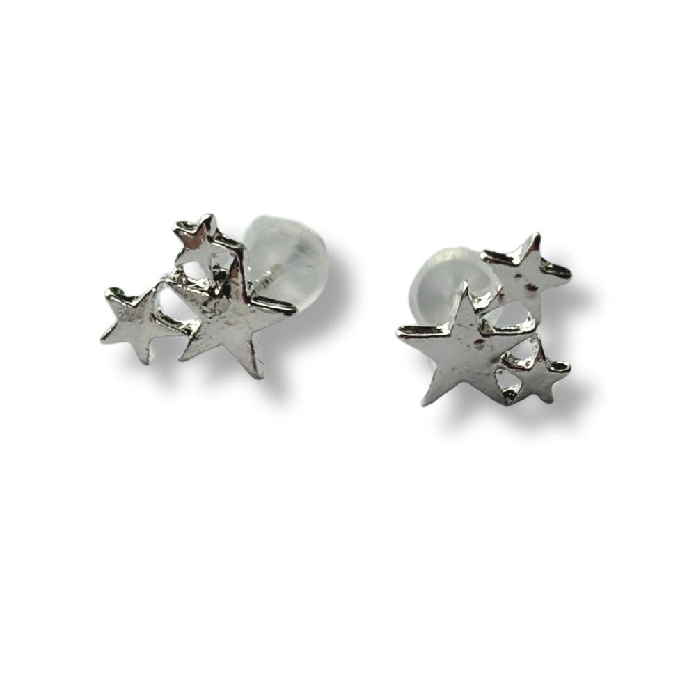 Aye Do Gifts Star Burst Silver Stud Earrings