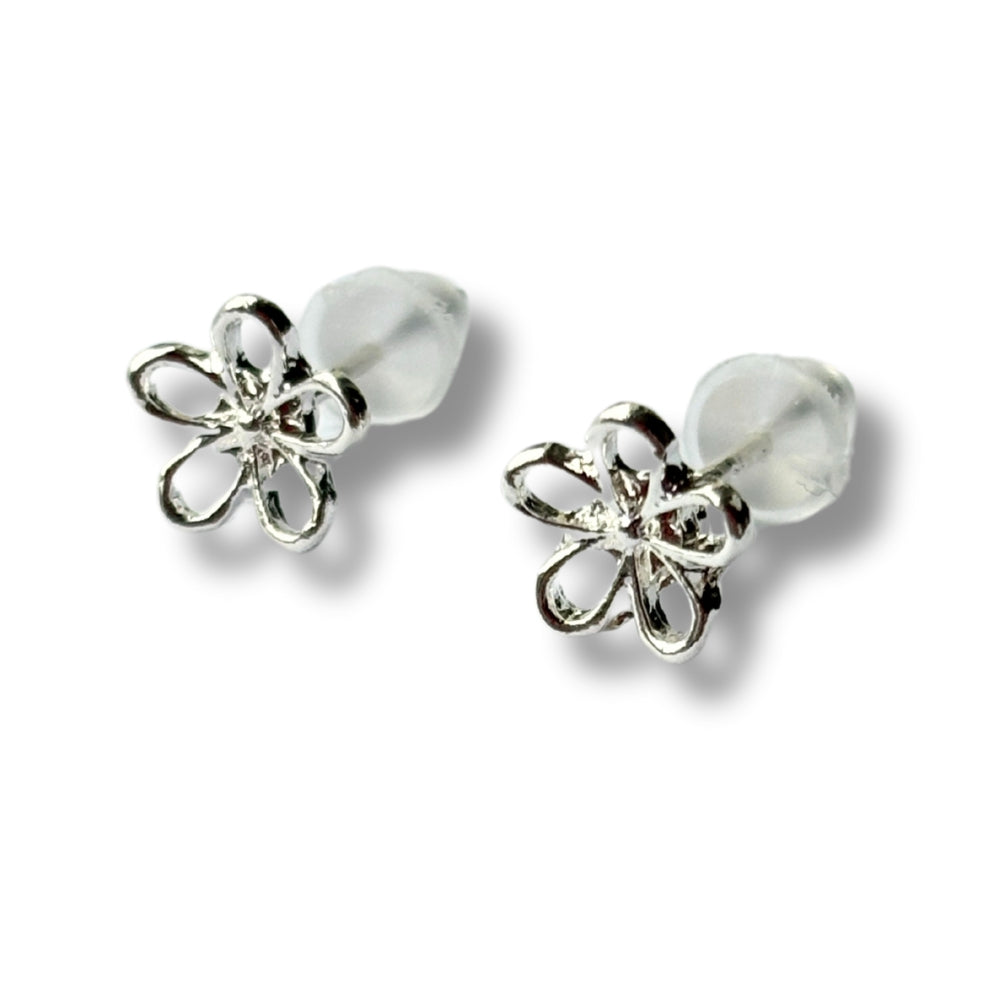 Aye Do Gifts Open Daisy Silver Stud Earrings