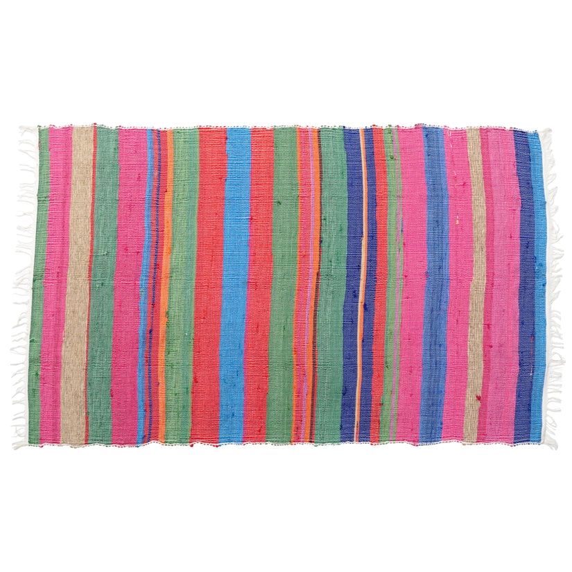 Natural Recycled Fabric Rug