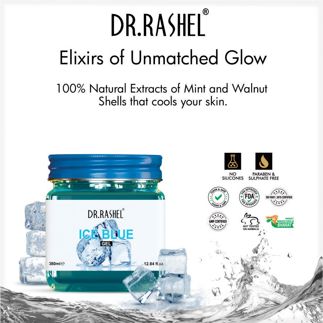 Dr.Rashel Ice Blue Gel Scrub For Face And Body