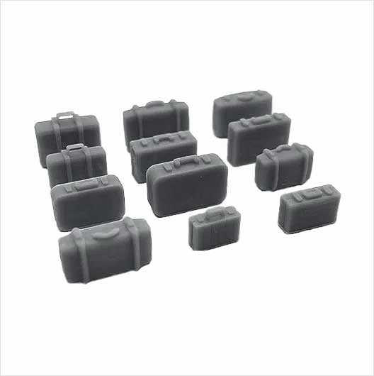 OO Scale Ready to Paint Luggage (12 pack)