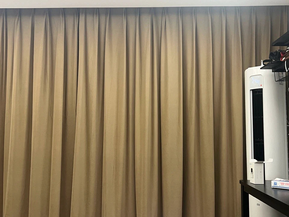 Modern Beige Velvet Curtains for Living Dining Room Bedroom Australian Cashmere Blackout Custom Door Window Drape Room Decor