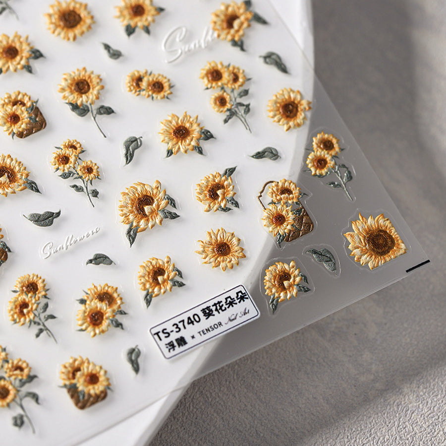 Hello Claws | Sunflower Nail Deco Sticker