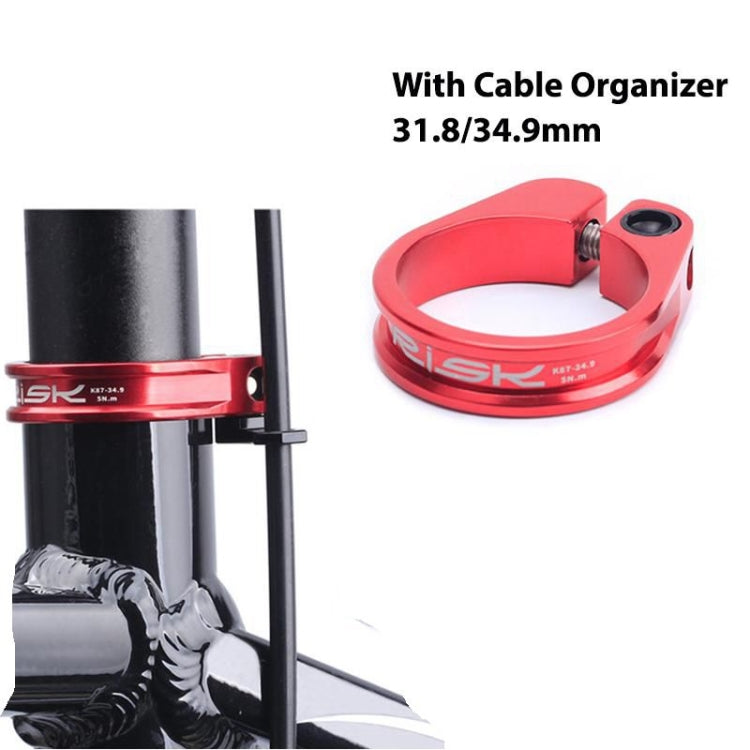 ZTTO MTB Road Bike Seatpost Clamp Aluminium Alloy Bicycle Parts,Diameter: 34.9mm, 34.9mm