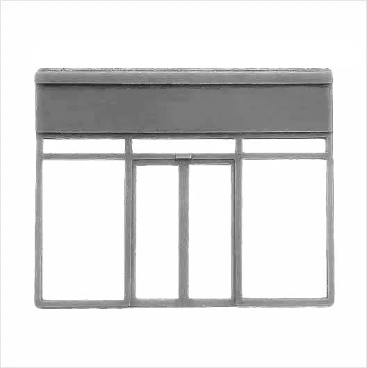 Ready to Paint Victorian Shopfront - Parade - Style 4 (1 piece)