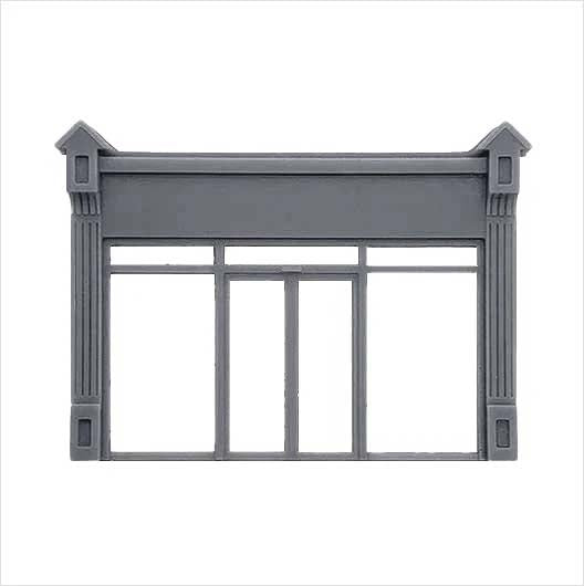 Ready to Paint Victorian Shopfront - Style 4 (1 piece)