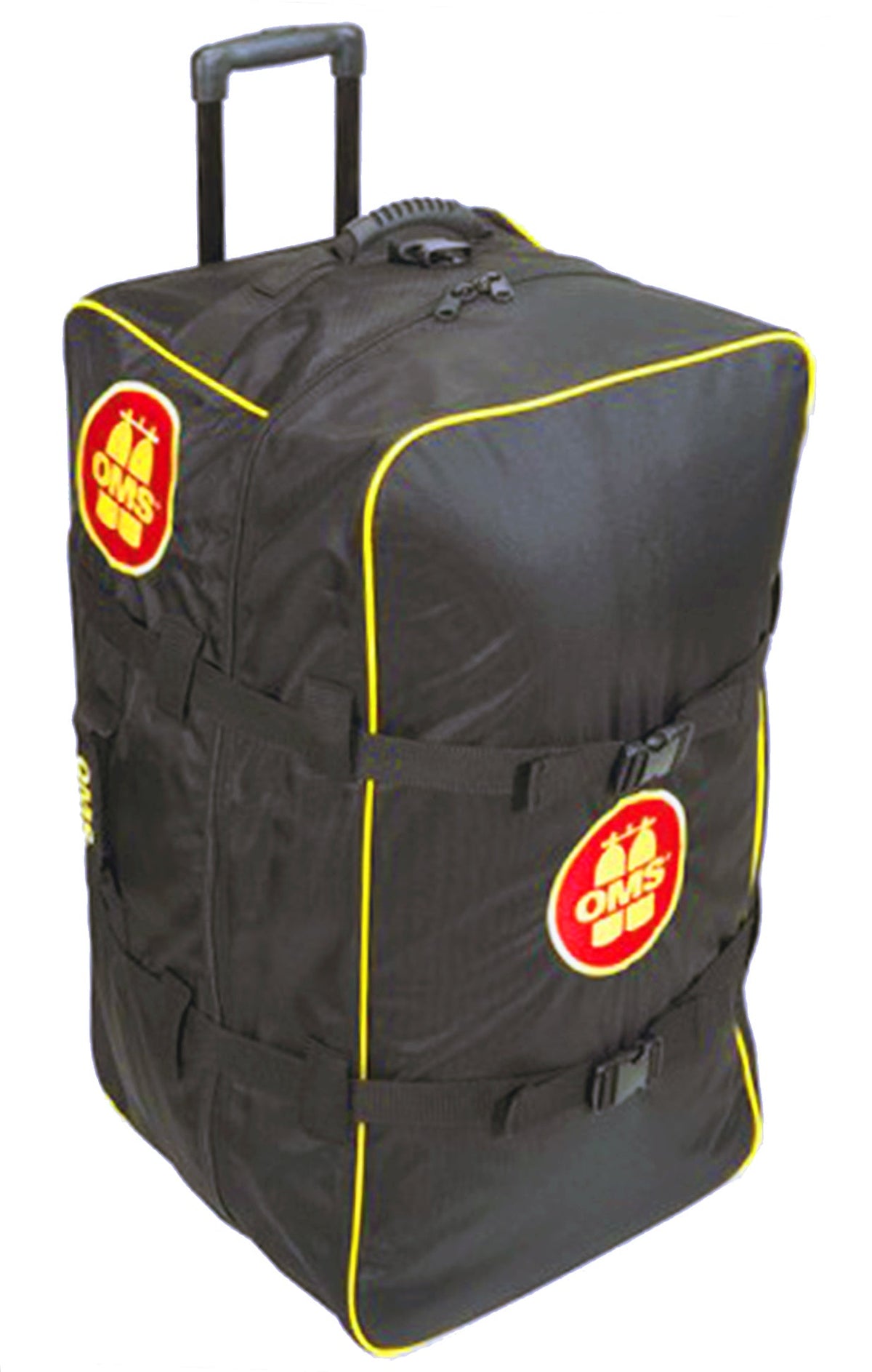OMS Yellow & Black Roller Bag with Vintage Logo A19318003