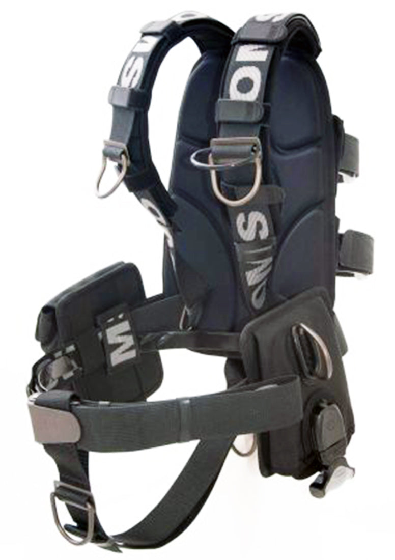 OMS Complete Stainless Steel Smartstream Signature Heavy Harness with Twin Backplates A11818070