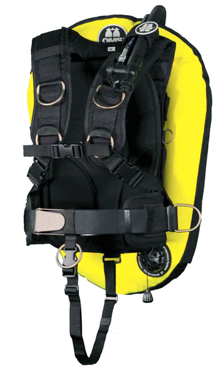 OMS Speed Yellow/Black 27Lb12.5Kg IQ Lite Harness Performance Mono Wing BC System Size ML S11718018