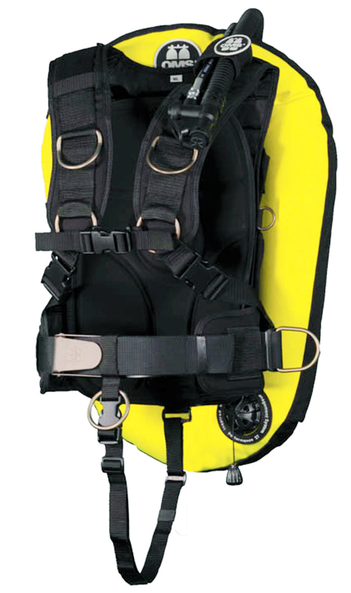 OMS Speed Yellow/Black 27Lb12.5Kg IQ Lite Harness Performance Mono Wing BC System Size XS S11718016