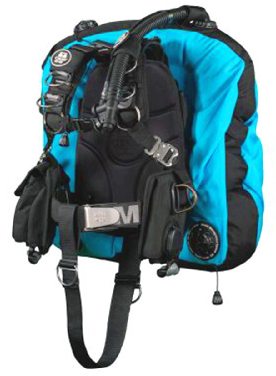 OMS Miami Blue/Black 45/60Lb 20/27Kg Stainless Steel Comfort Harness III Signature with Deep Ocean Wing S11818044