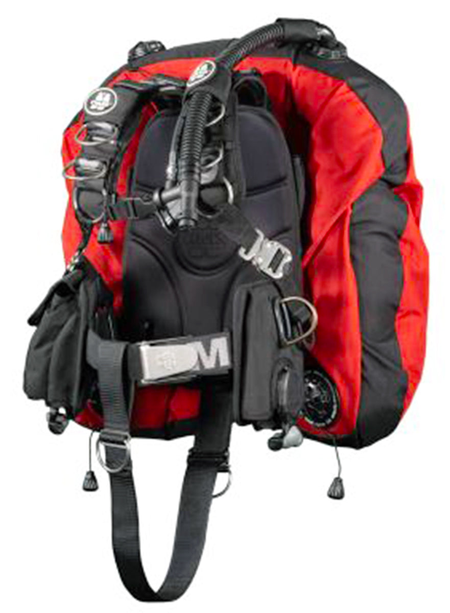 OMS Indian Red/Black 45/60Lb 20/27Kg Stainless Steel Comfort Harness III Signature with Deep Ocean Wing S11718095