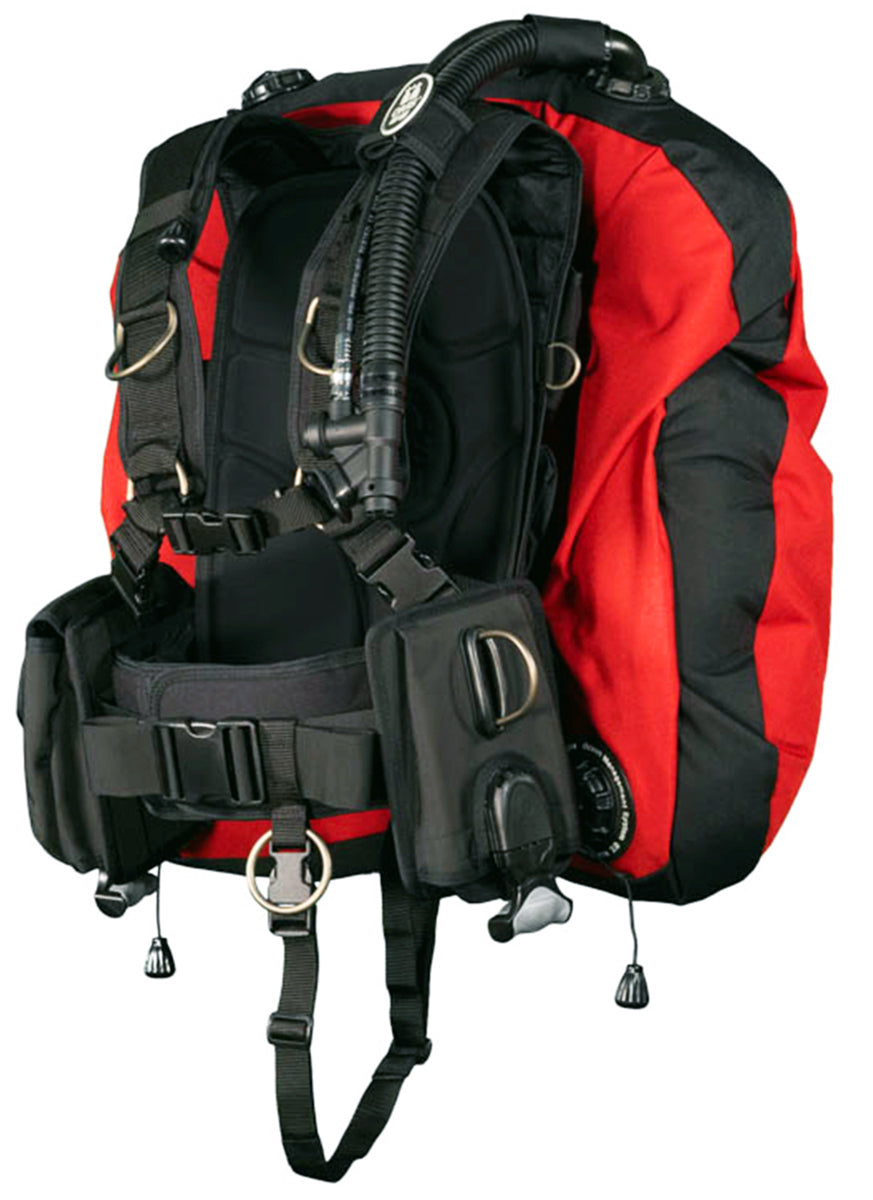 OMS Indian Red/Black 45/60Lb20/27Kg IQ Lite CB Signature with Deep Ocean 2 Hybrid Wing Size XL S11718099