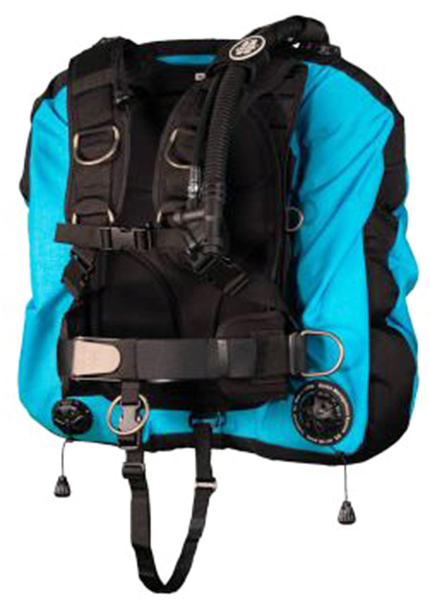 OMS Miami Blue/Black 45/60Lb20/27Kg IQ Lite Signature with Deep Ocean 2 Hybrid Wing Size XL S11818052