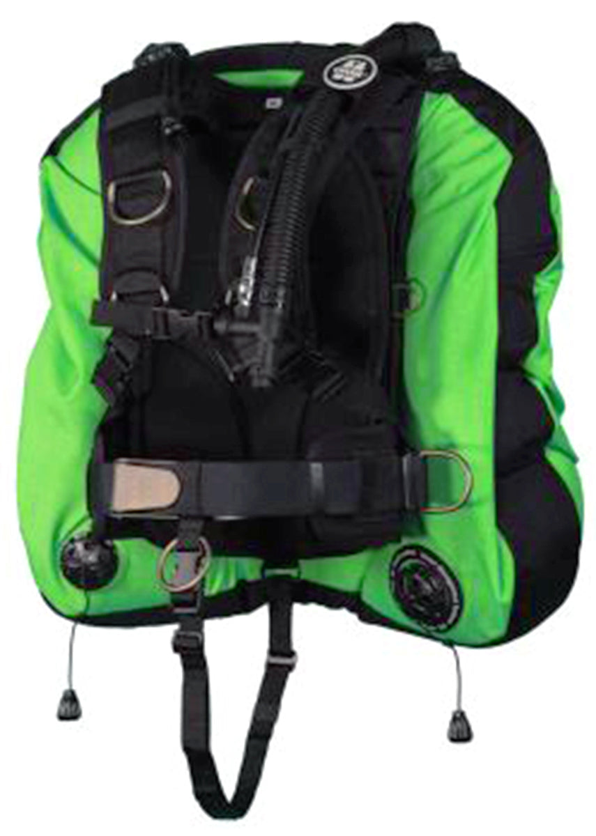 OMS Lizard Green/Black 45/60Lb20/27Kg IQ Lite Signature with Deep Ocean 2 Hybrid Wing Size XS S11818061