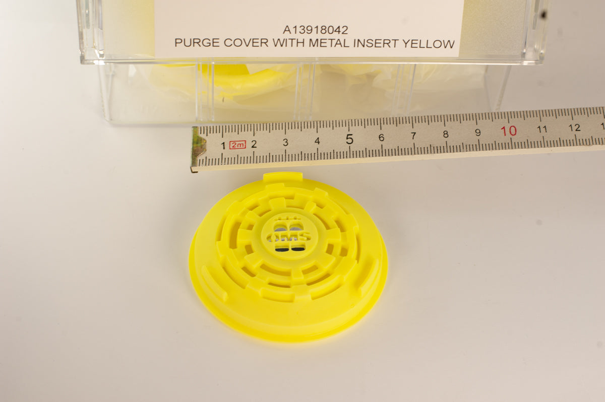 OMS Yellow Regulator Purge Cover with Metal Insert A13918042