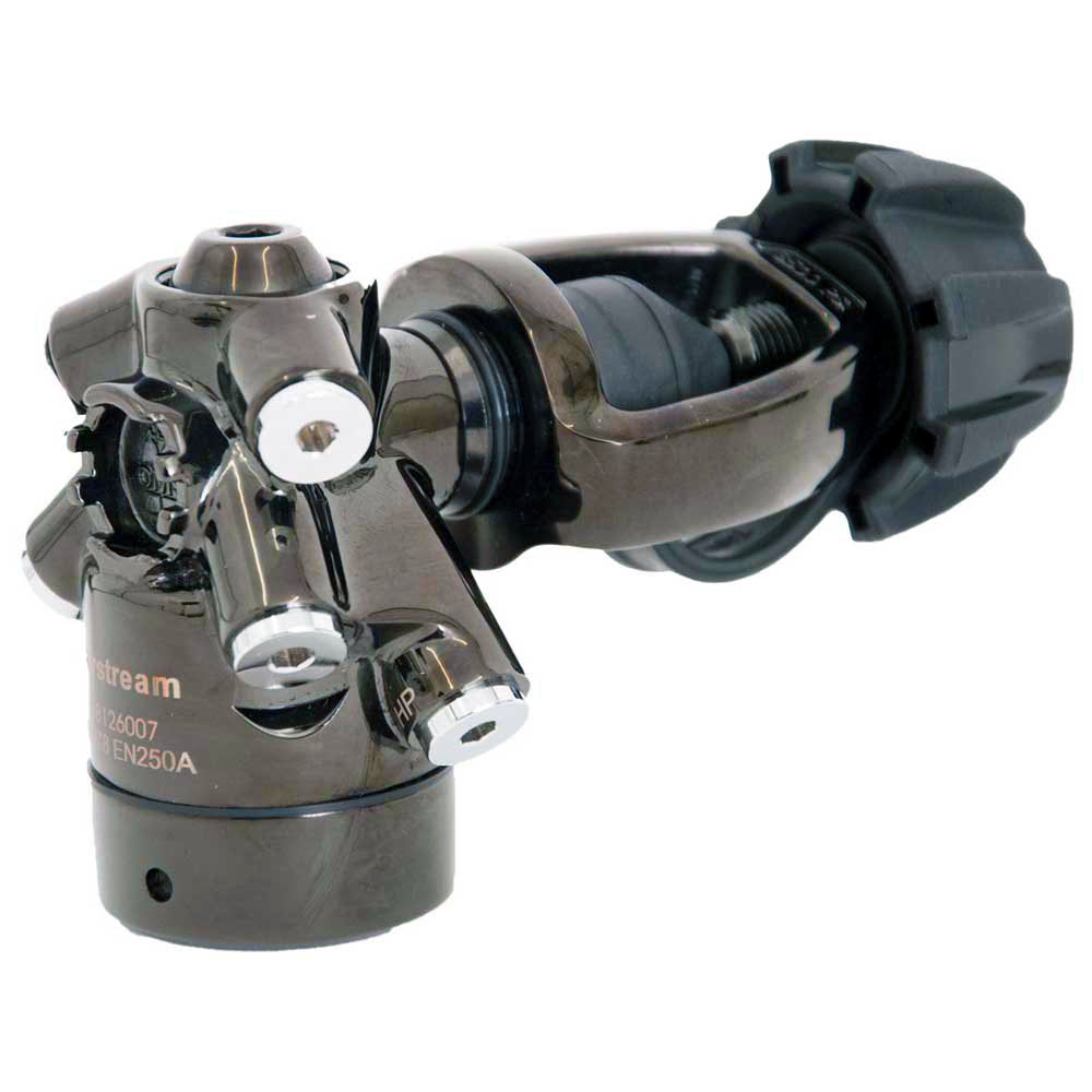 OMS Airstream PVD Black Nitrox Regulator AClamp 1st Stage A13118007