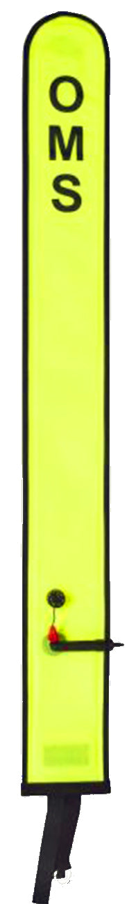 OMS Yellow 1 Metre Slim Hybrid Diver's Alert Marker S.M.B. A24218015