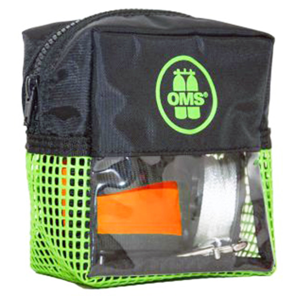 OMS Lizard Green/Black 6.0 Complete Pouch, 1.8 Metre SMB & Reel Safety Set S24218014