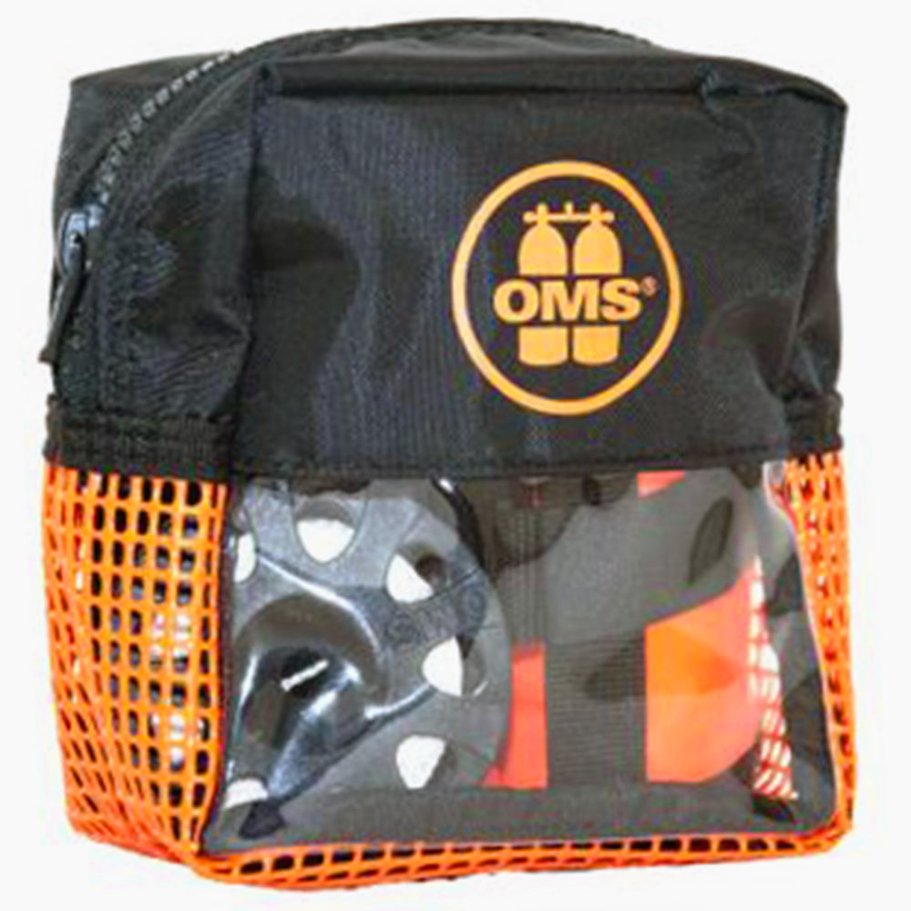 OMS Lava Orange/Black 6.0 Complete Pouch, 1.8 Metre SMB & Reel Safety Set S24218012