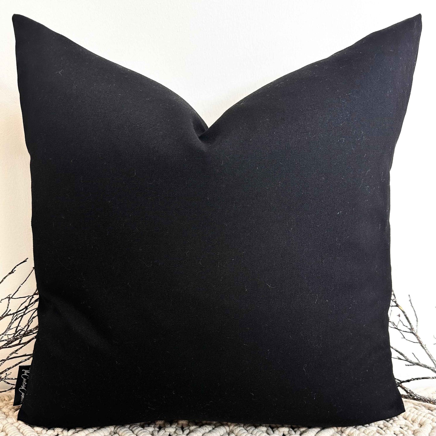 The Couture Cushion - The Outdoor Black - Style No. 62