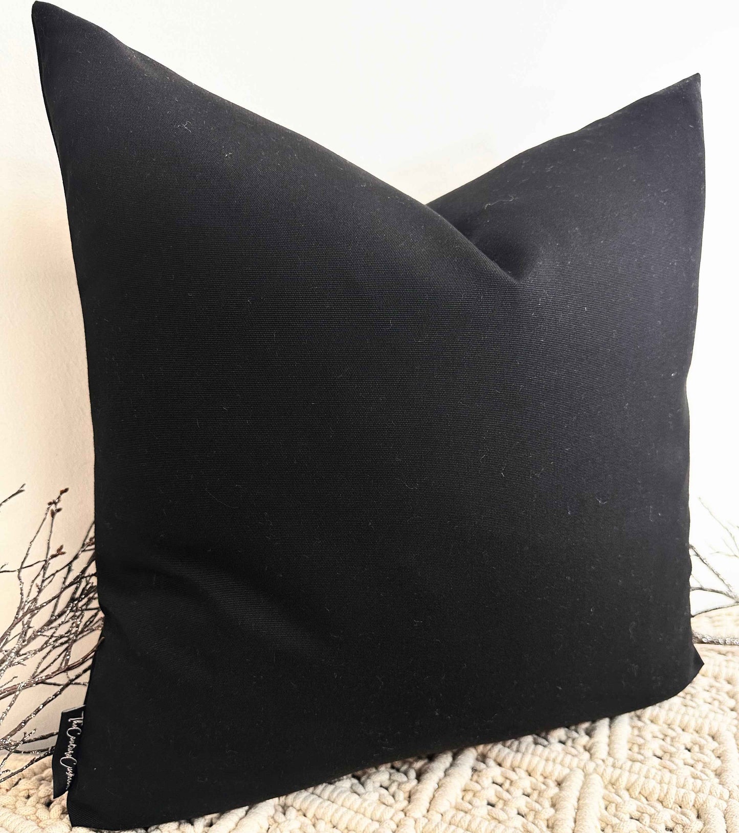 The Couture Cushion - The Outdoor Black - Style No. 62
