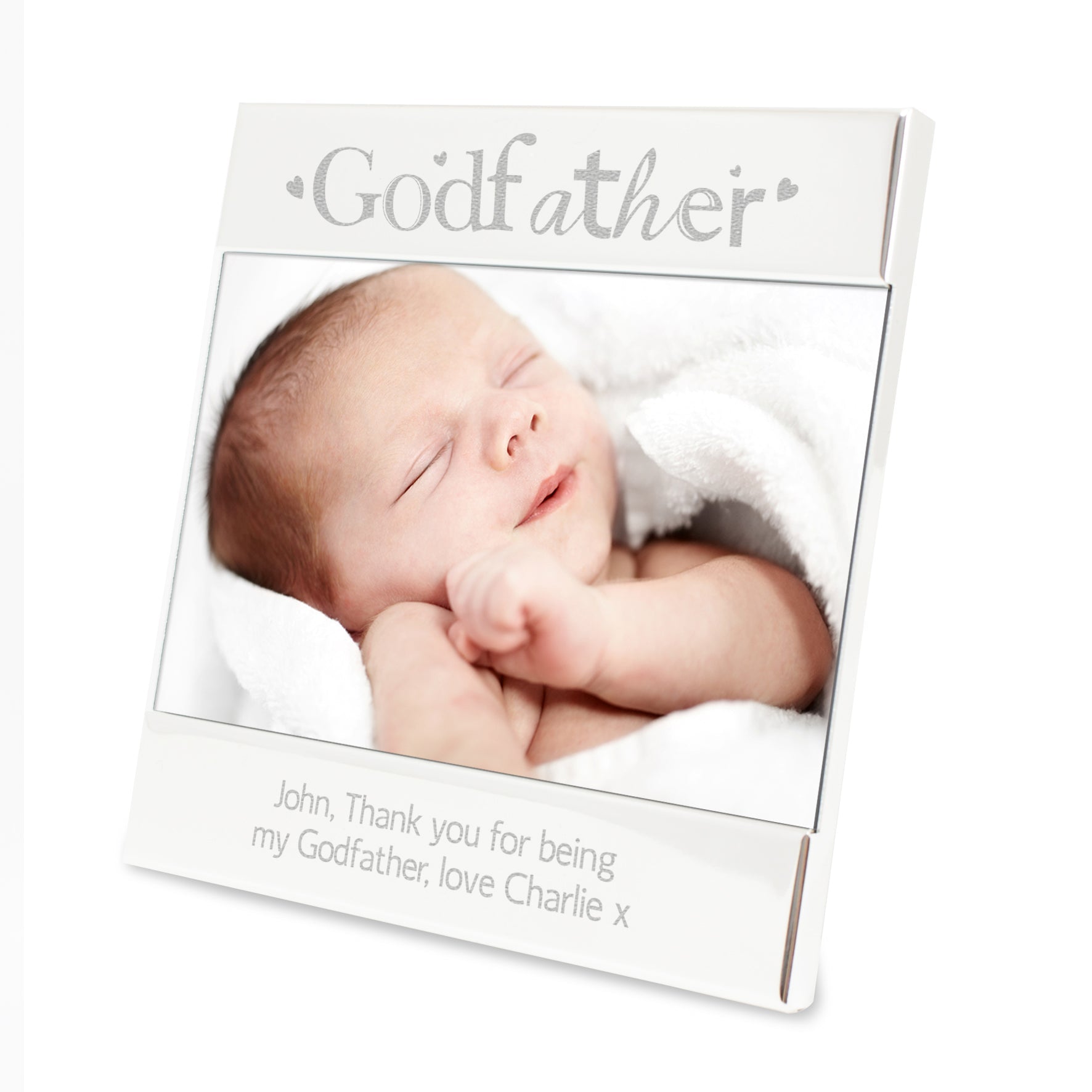 Personalised Silver Godfather 6x4 Inch Photo Frame